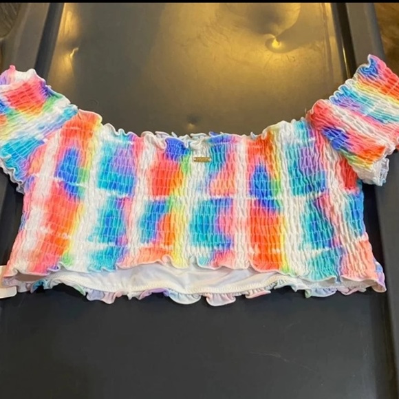 NWT Victoria’s Secret Tie Dyed Bathing Suit Top - Picture 2 of 6
